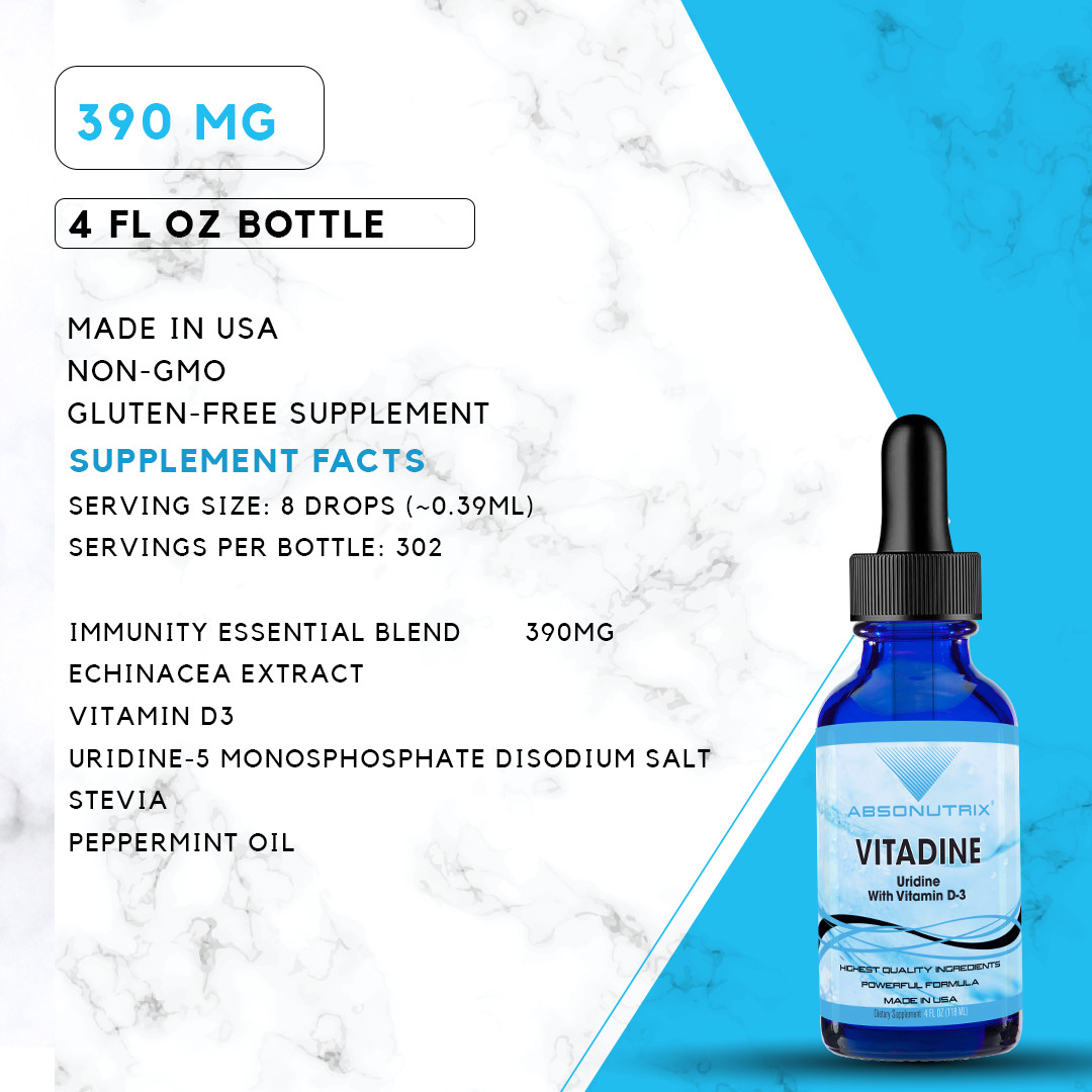 Absonutrix Vitadine, 343 mg, 4 FL OZ Liquid, 302 Servings, Made in USA