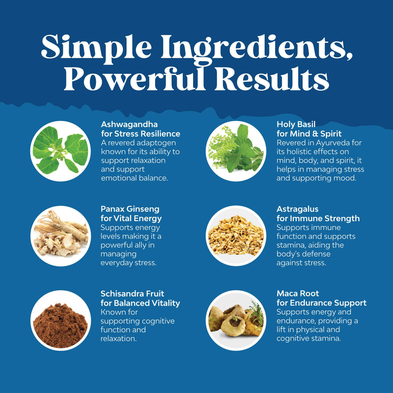Herbal Adaptogen Mood Support Supplement – Calming Adaptogens Supplement 120ct