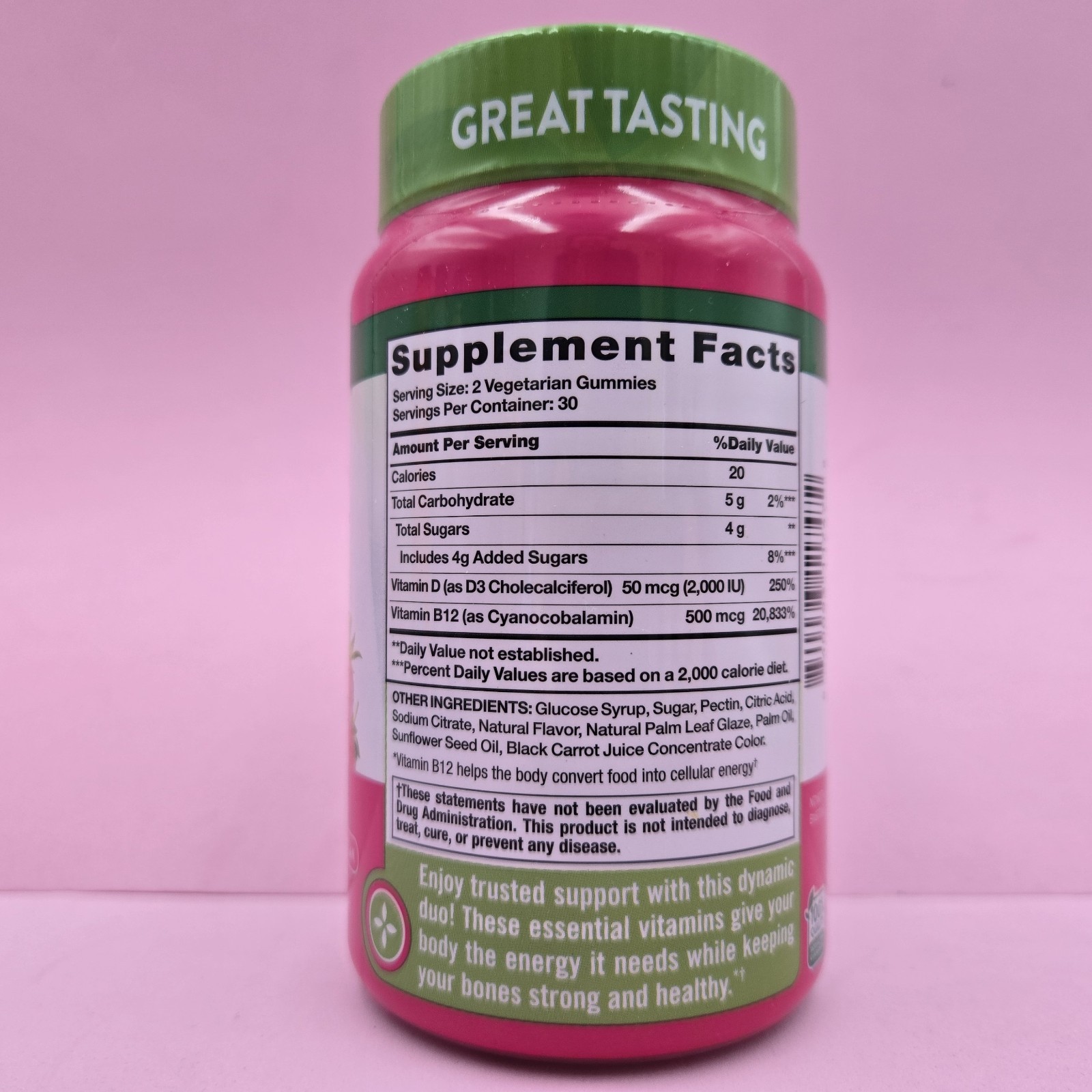 Nature’s Truth Essential B3+ B12 Gummies Strawberry Non-GMO 60ct BUY MORE & SAVE