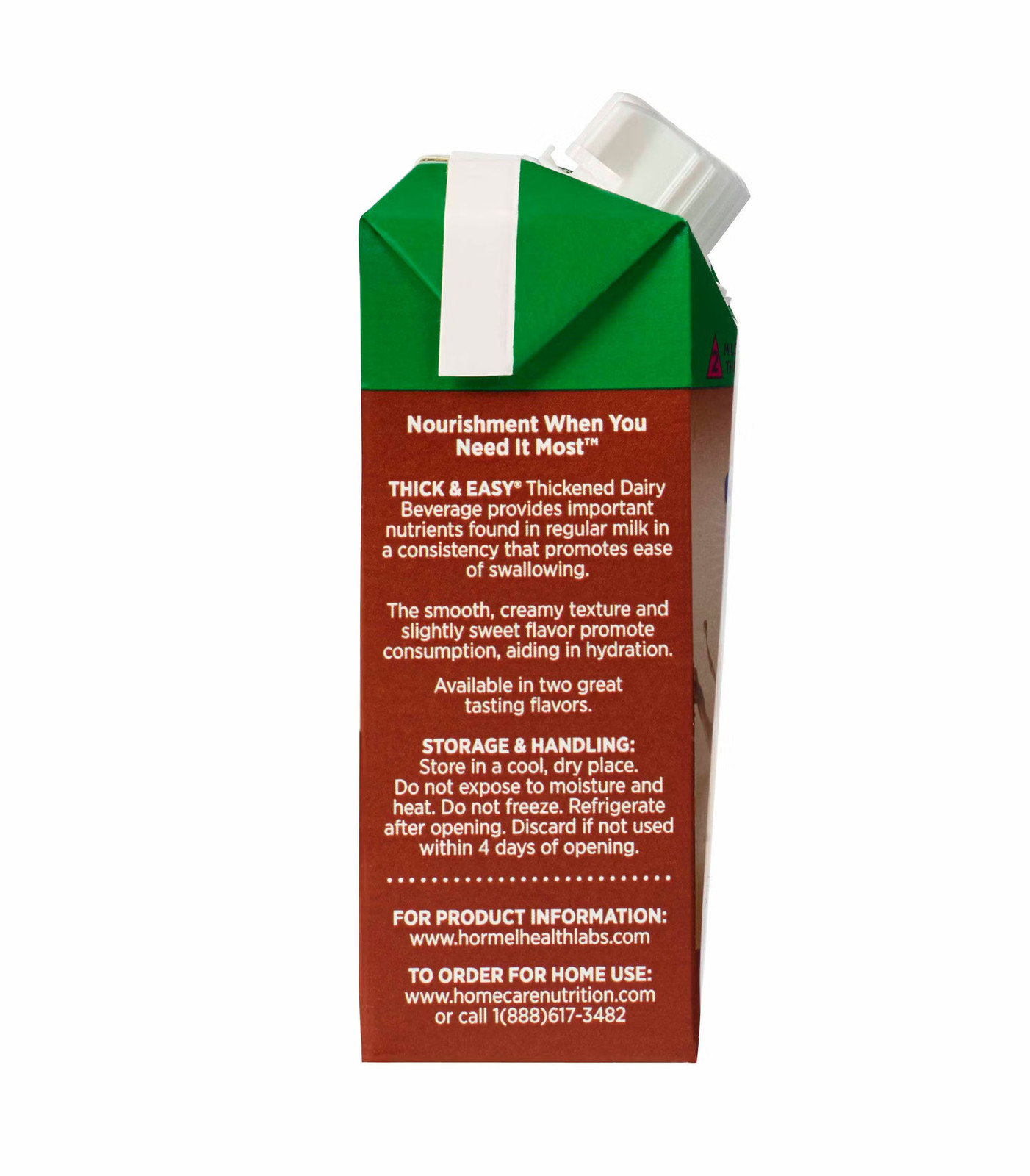 Thick & Easy Dairy Thickened Beverage Chocolate 8 oz Carton 27 Ct