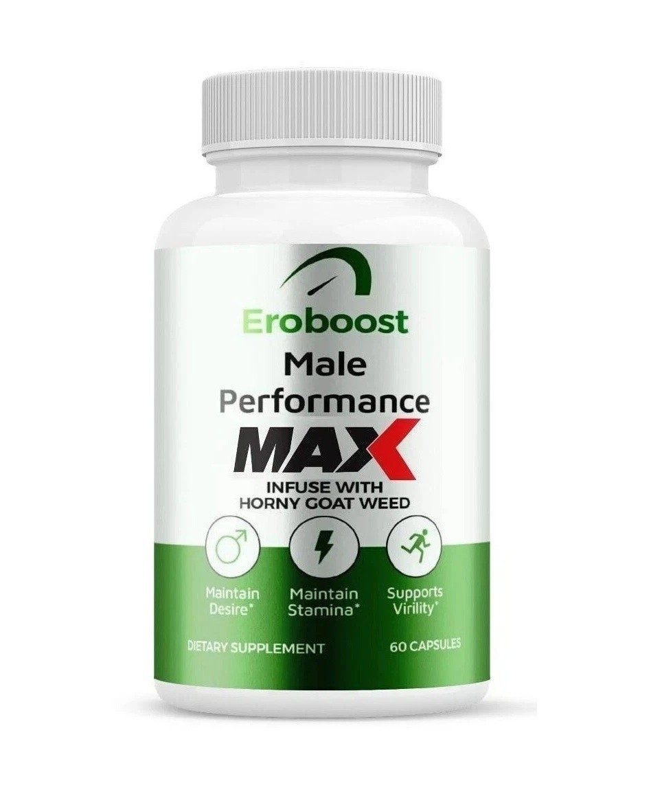 Eroboost Max Advanced Male Health Pills to Support Healthy Circulation (60 Caps)