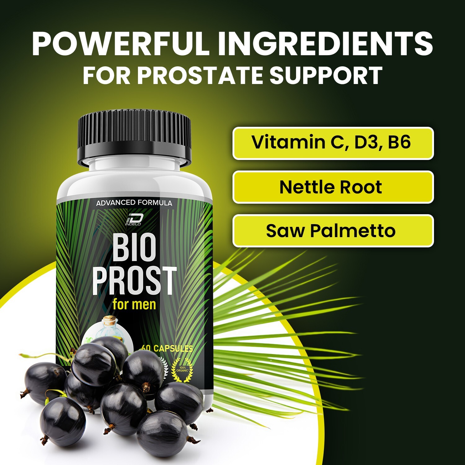 (2 Pack) Bio Prost Prostate Supplement for Men – BioProst Pills Bladder Control