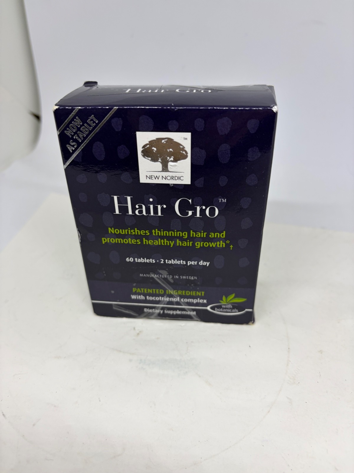 New Nordic HAIR GRO Nourishes Thinning & Promotes Growth 60 tablets NIB 1/2027