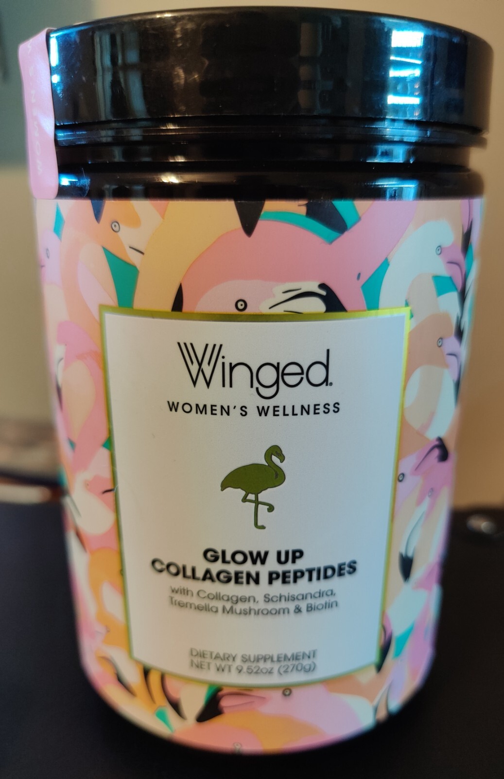 Winged Women’s Wellness Glow Up Collagen + Adaptogen Powder – NEW 9.52 oz oz