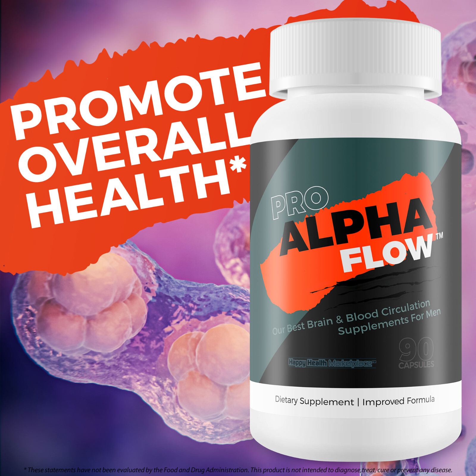 Pro Alpha Flow – Improved Formula – Our Best Brain Blood Circulation Supplements