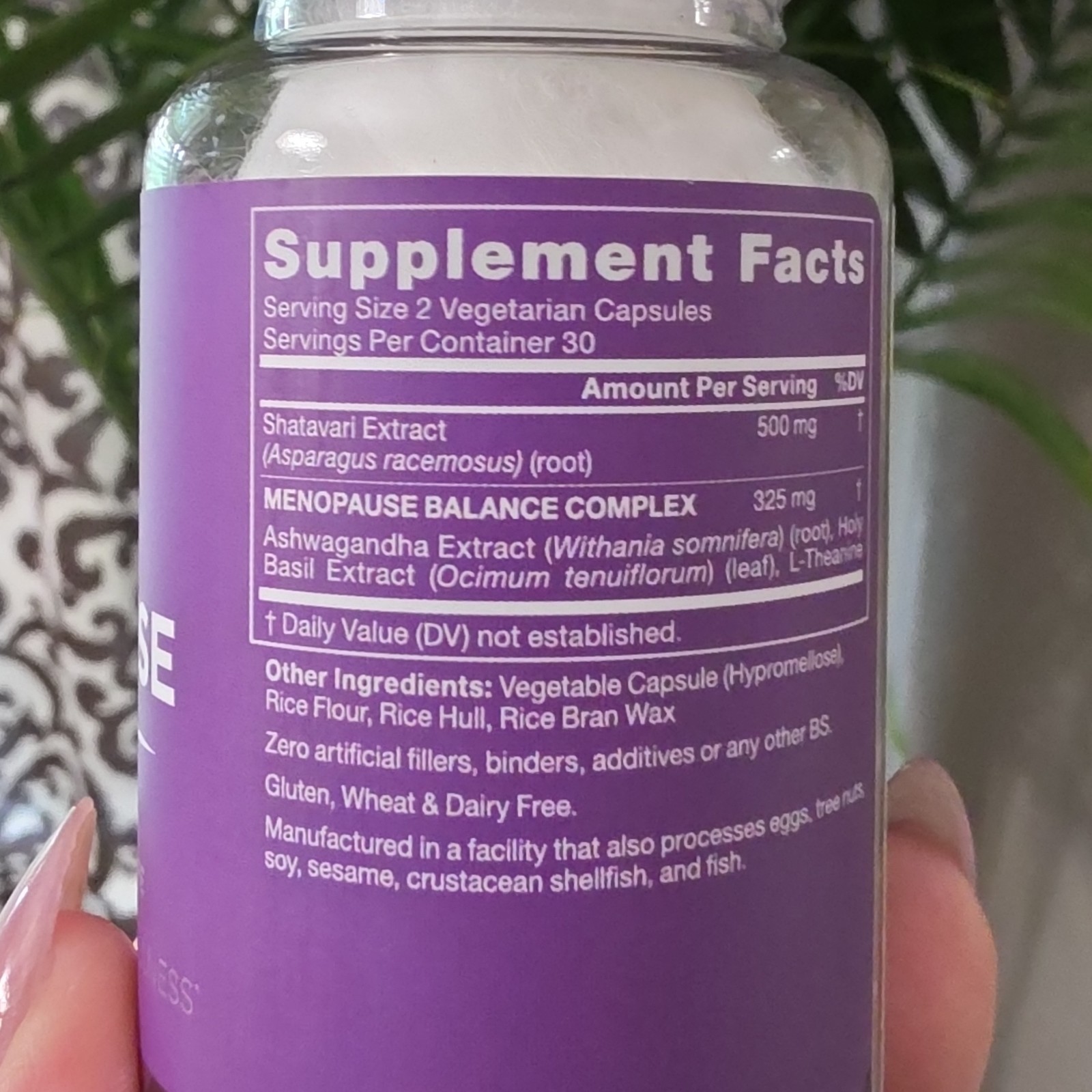 Eu Natural Menopause Balance Shatavari Ashwagandha 60 Capsules