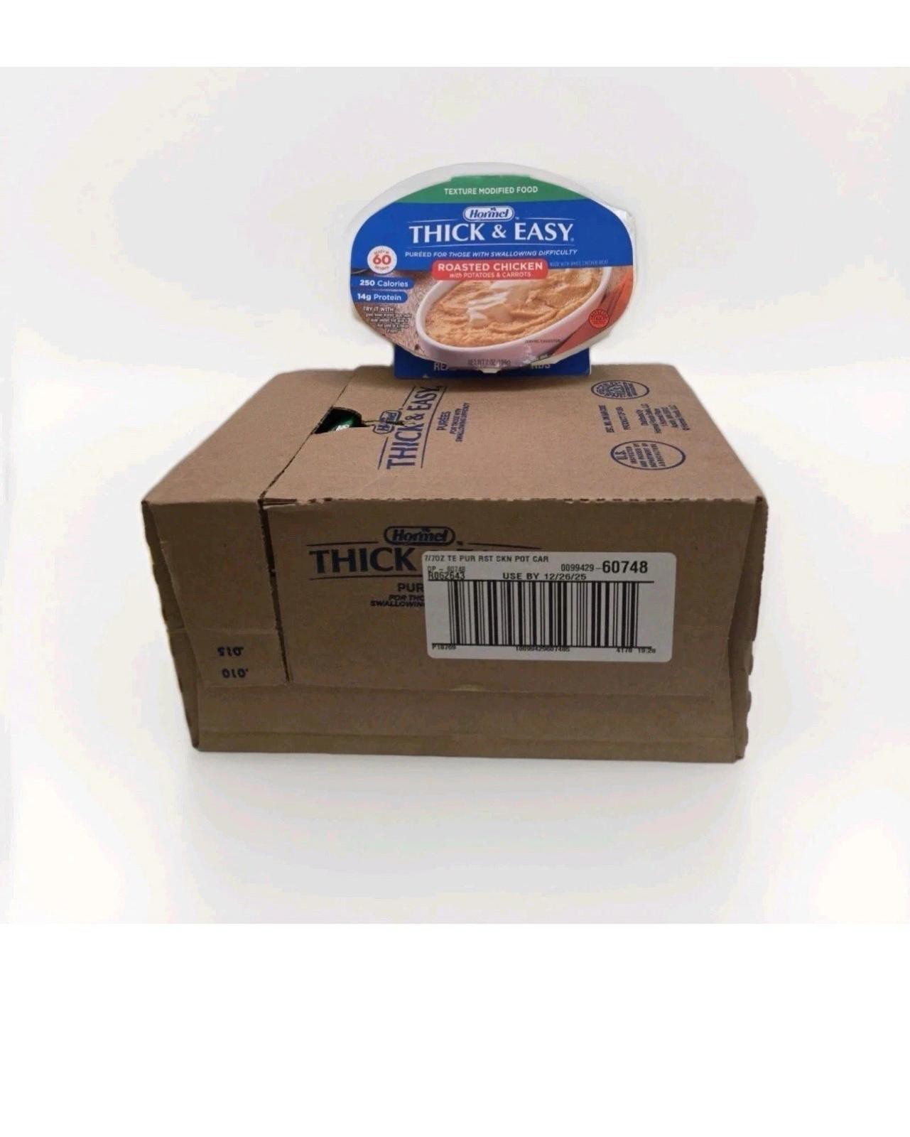Thick & Easy 60748 Purees Microwave Meal Roasted Chicken Dinner 7.oz (7 Count)