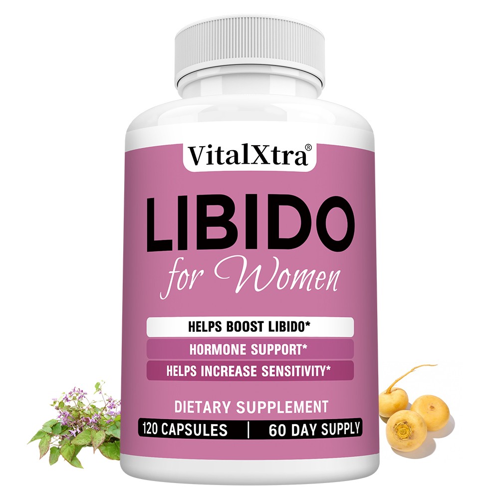 Women’s Libido With Epimedium 800mg Balance Hormone,Increase Energy 120Capsules
