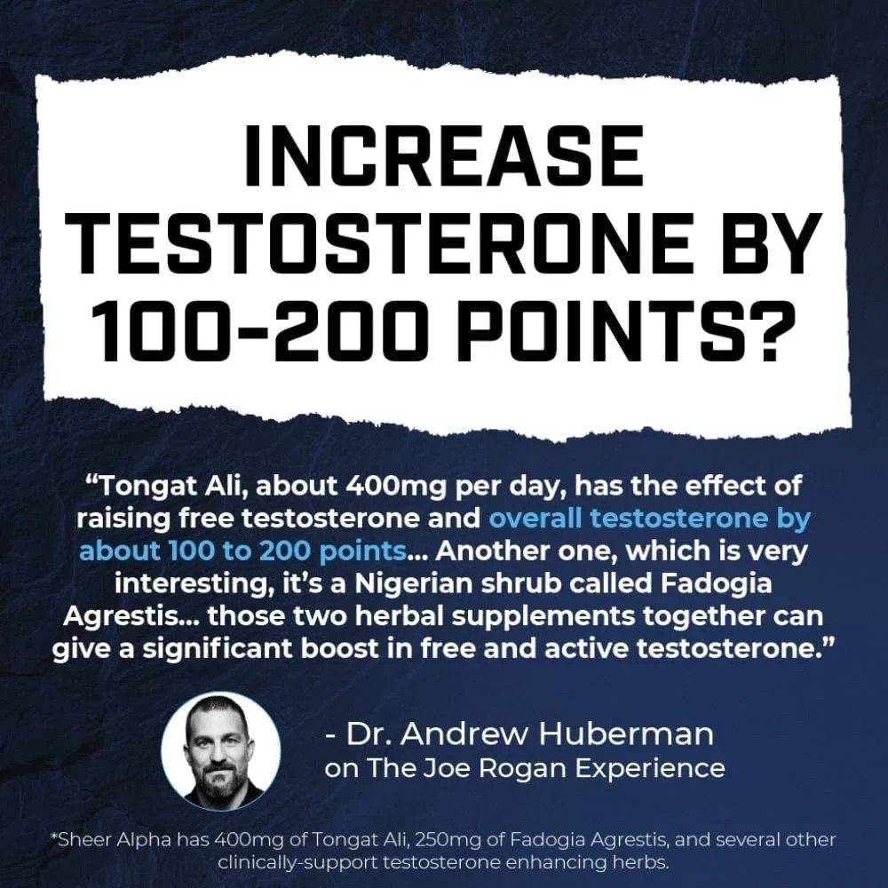 Sheer Strength Labs – Sheer Alpha Testosterone Booster (90 Capsules)