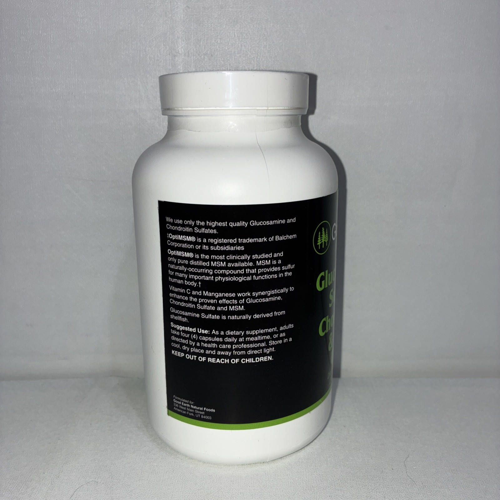 Glucosamine Sulfate Chondroitin & MSM 240 Capsules / Exp 09/2027