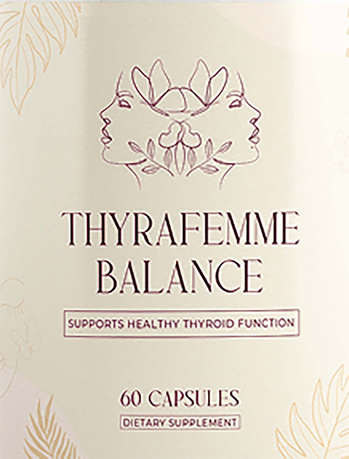 ThyraFemme Balance Thyroid Health Support Dietary Supplement 60 Capsules