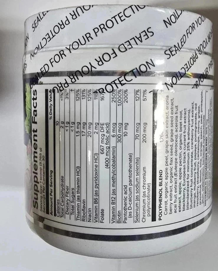 Vital Reds by Gundry MD – Polyphenol Blend Supports Energy Digestion New Sealed