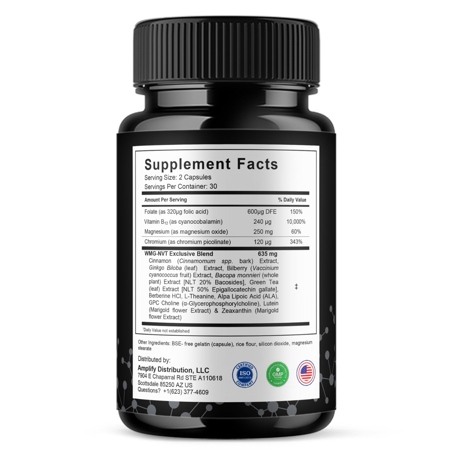 (5 Pack) Neuro Mind Pro Pills, NeuroMindPro Brain Health Formula (300 Capsules)