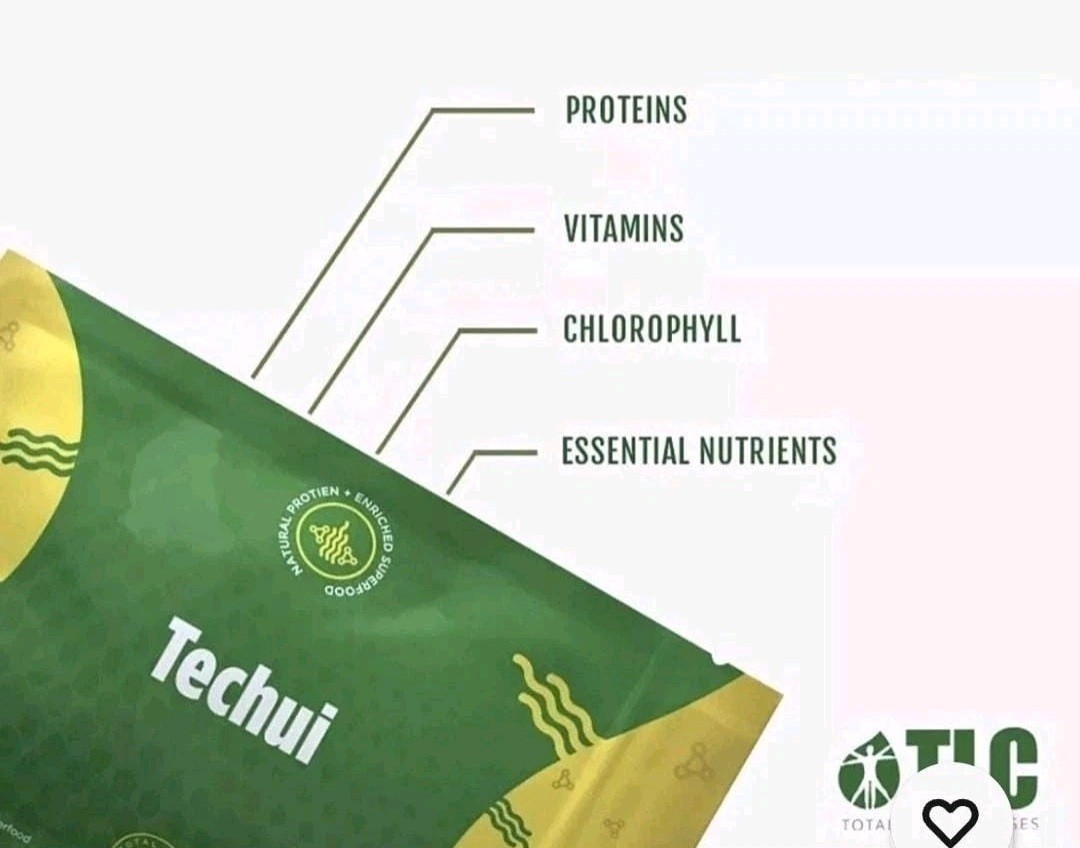 TLC Techui Superfood 90 Capsules 100% Spirulina Protein Supplement Immune Weight