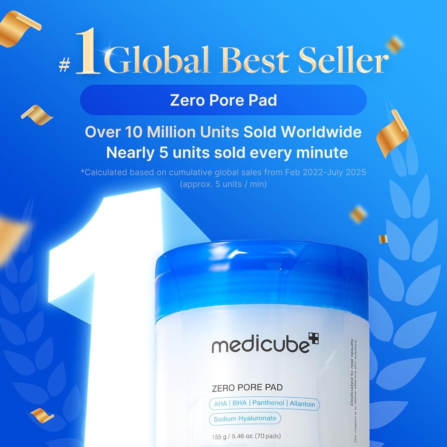 MediCube Zero Pore Pad 2.0 – Dual-Textured Exfoliating Toner Pads,Pore Refining