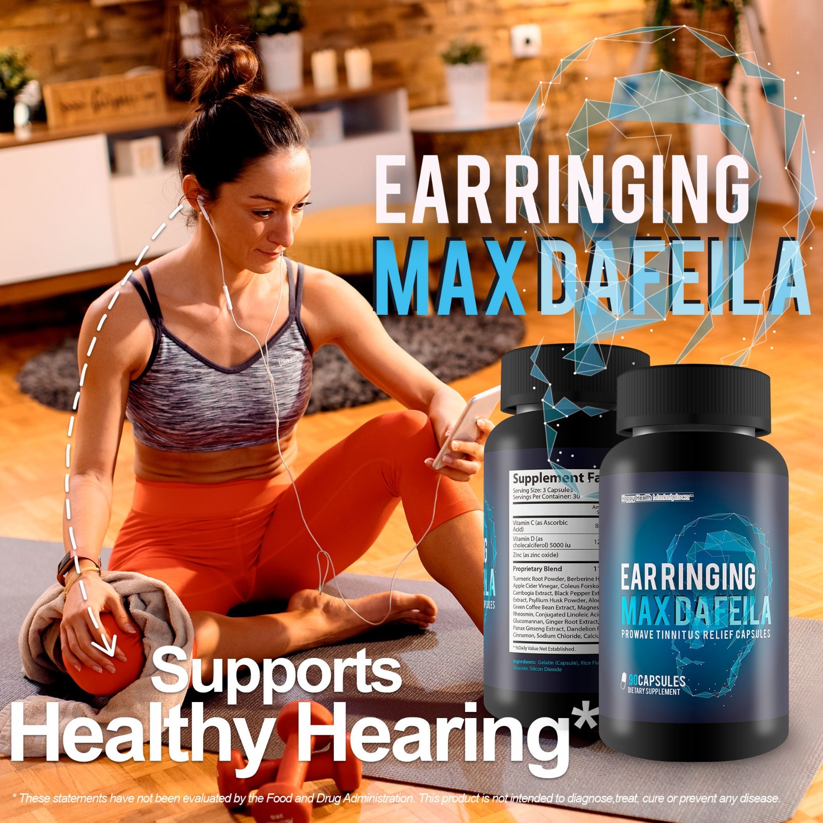 Ear Ringing Max Dafeila Prowave Tinnitus Relief Capsules – Our Best Ear Remedy