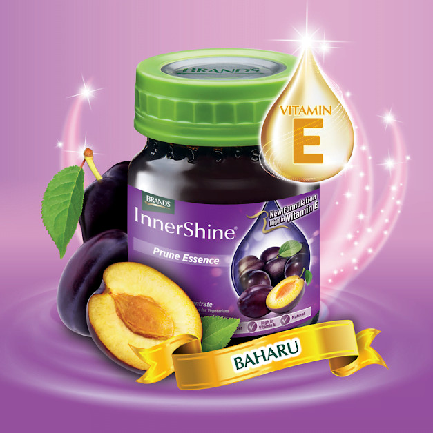 Brand’s InnerShine PRUNE ESSENCE + Vitamin E 12’s x 42ML For Well-Being & Beauty