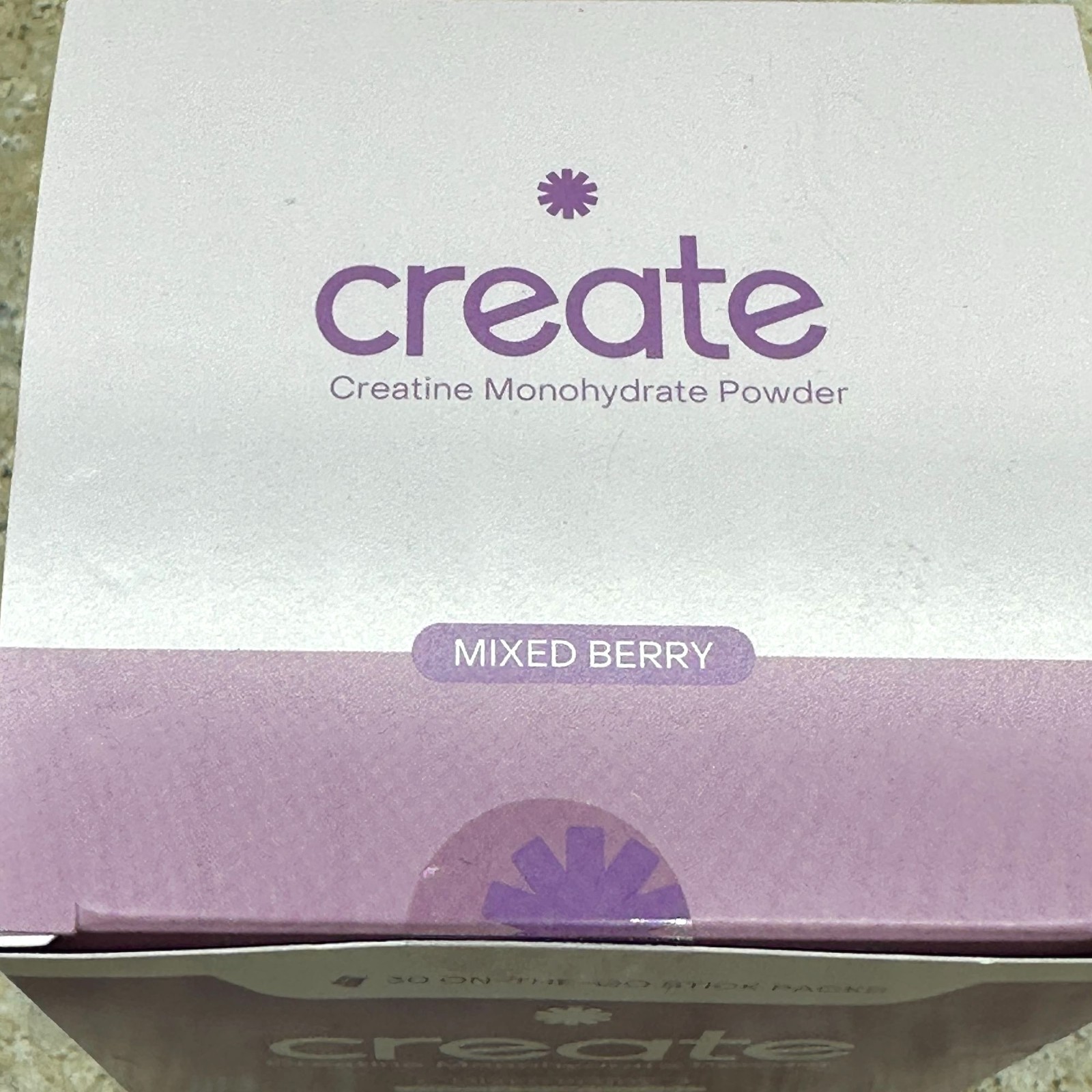 Create Creatine Monohydrate On-The-Go Stick Packs Mixed Berry (30 Sticks)