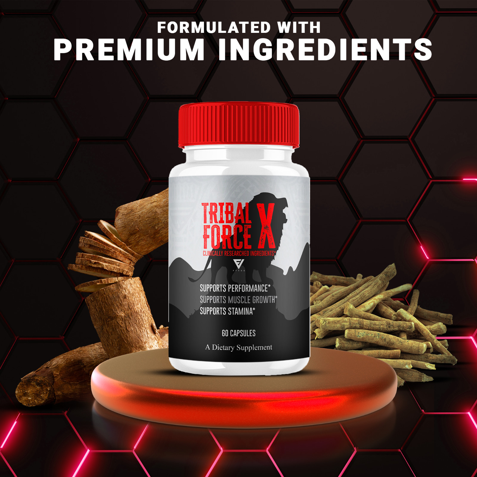 (2 Pack) Tribal Force X Capsules, TribalForceX Performance Pills (120 Capsules)