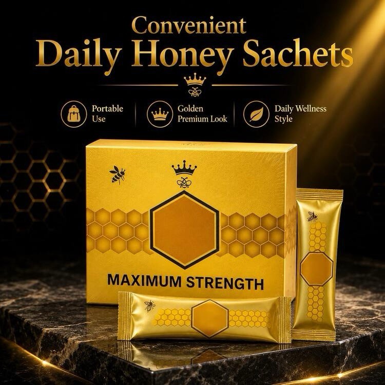 Organic Honey Manuka Honey Bee Pollen 100% Black Stick Honey 20g x 10 Satchets