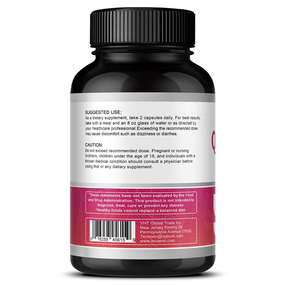 Quercetin 500 Mg Supplements Skin Respiratory Cardiovascular 120 Capsules