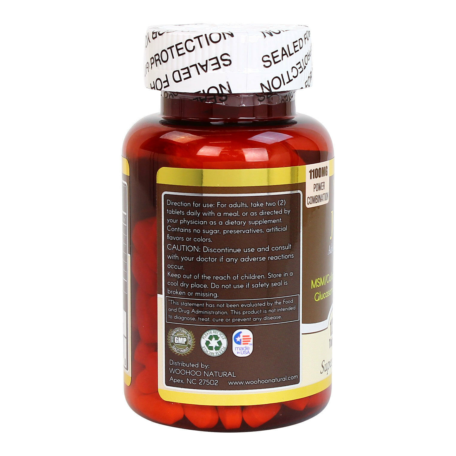 4 x Glucosamine+Chondroitin+MSM+Collagen II+Boswellia Joint Flex Formula 480 CT