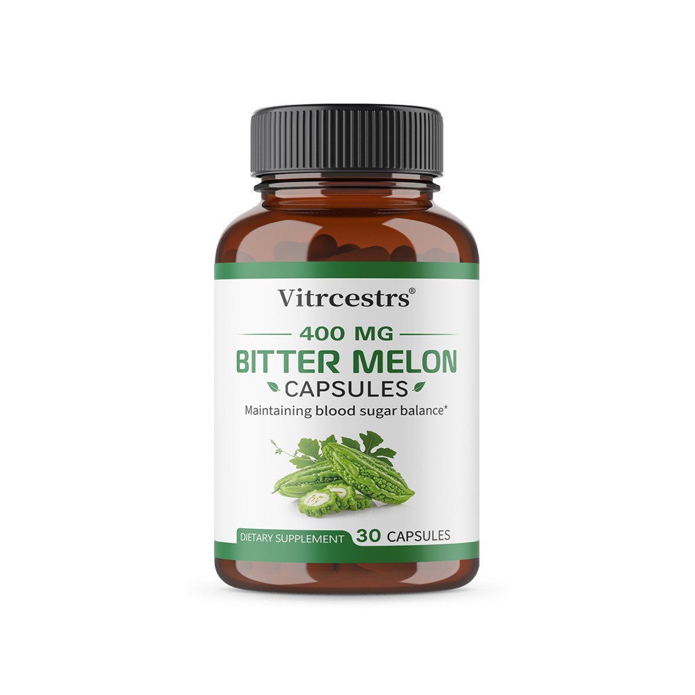 400mg Bitter Melon Cap for Healthy Glucose & Metabolic Energy&Digestive,30~120CT