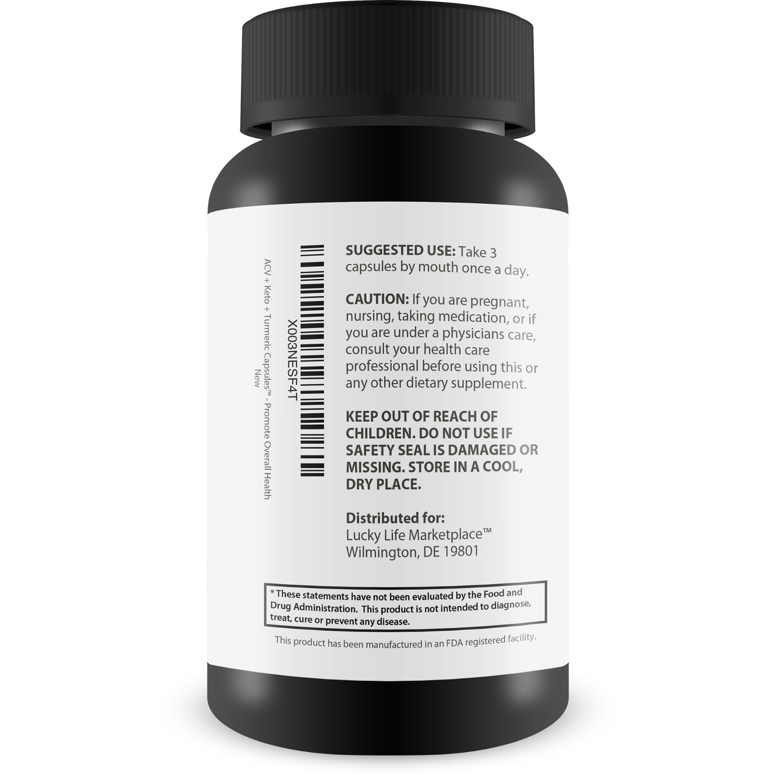 ACV + Keto + Turmeric – Weight Management & Energy Formula – Keto Friendly ACV