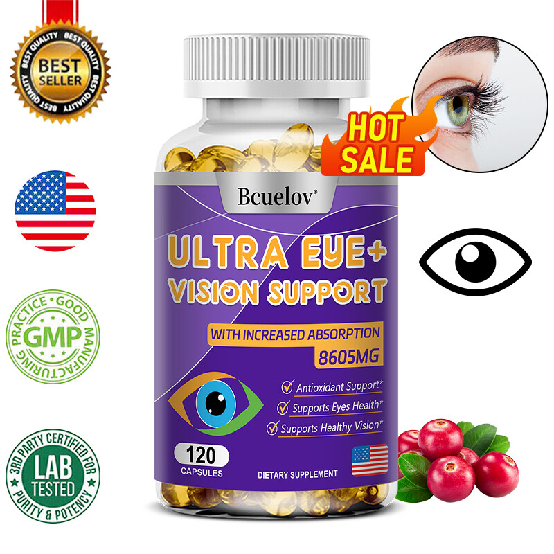 Ultra Eye+Vision Support 30 To 120 Softgels Fast Absorption Support Eye Health
