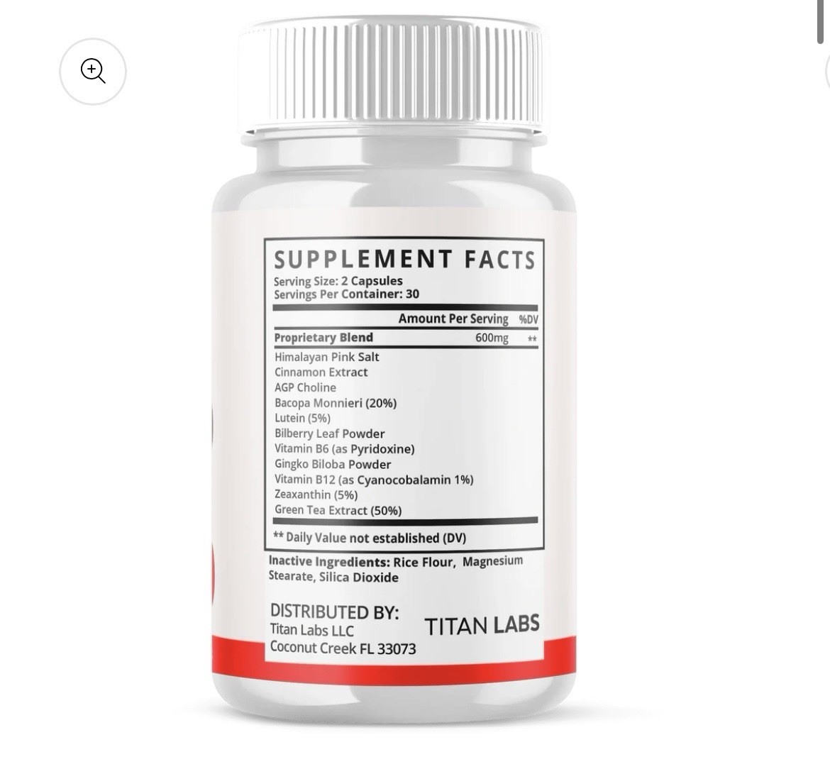 Titan Labs Glyco Result Blood Optimizer Supplement 600mg Capsules 60ct