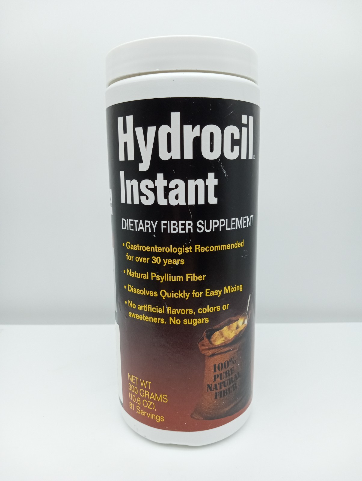 Hydrocil Instant Dietary Fiber Supplement Digestive Regularity Sugar Free 10.6oz