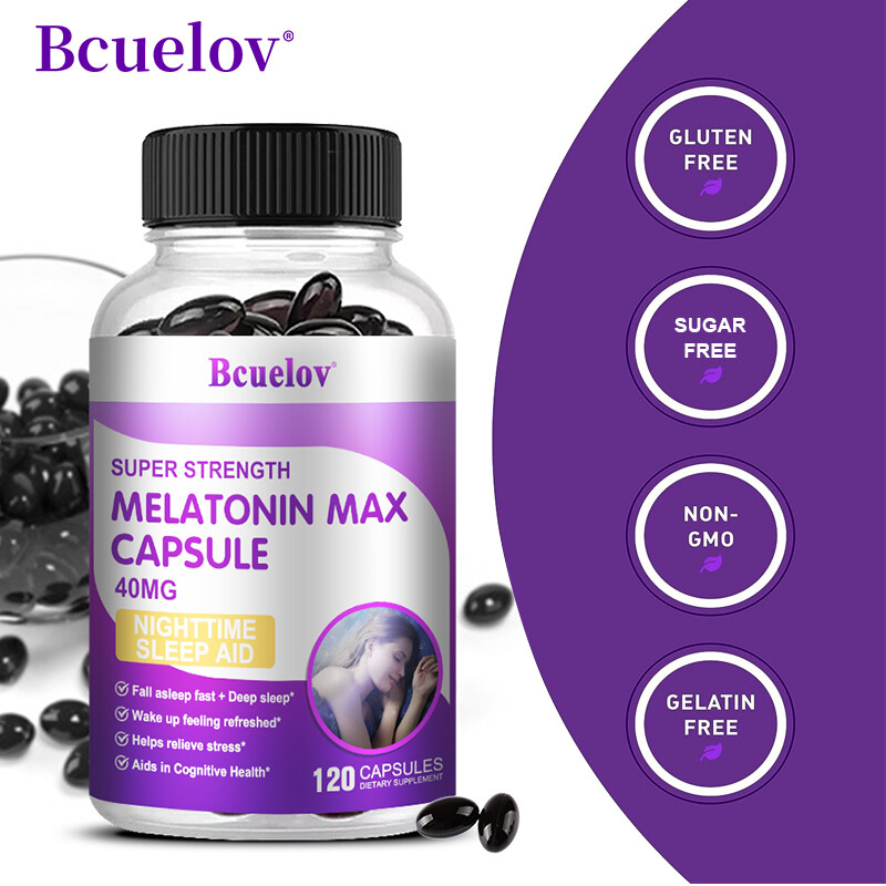 Melatonin 40mg, Fast-Dissolve 30 To 60 Caps – Natural Sleep Aid