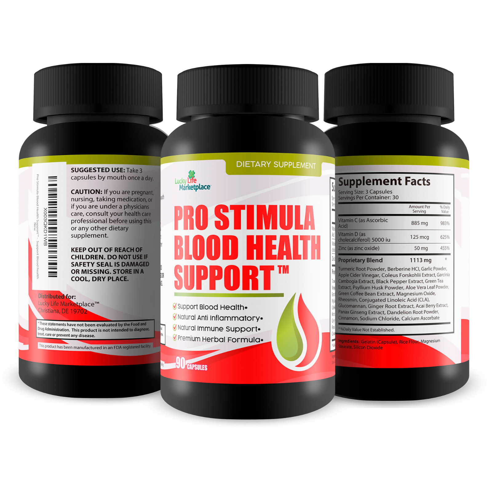 Pro Stimula Blood Health Support – Premium Berberine Formula with Cinnamon