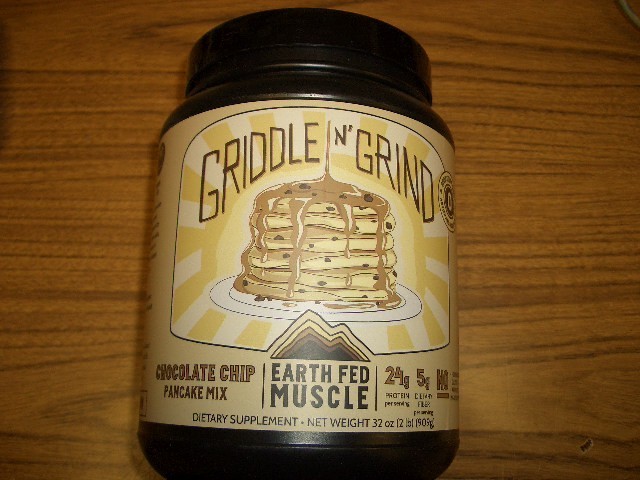 Earth Fed Muscle Griddle n’ Grind Chocolate Chip Pancake Mix 2lb Exp 7/2026