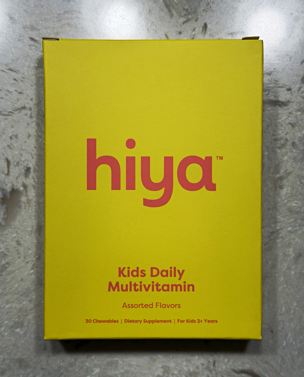 Hiya Kids Daily Multivitamin Assorted Flavor Gluten-Free 30 Chewable Tablets