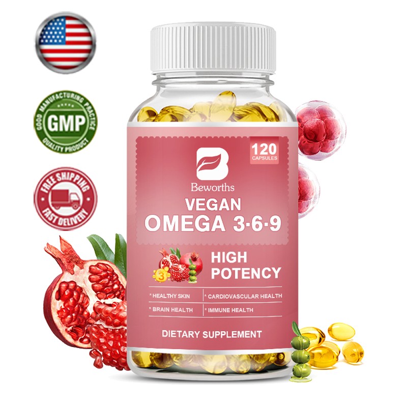 Omega 3 Fish Oil Capsules 3x Strength 2000mg Support Immune, Highest Potency