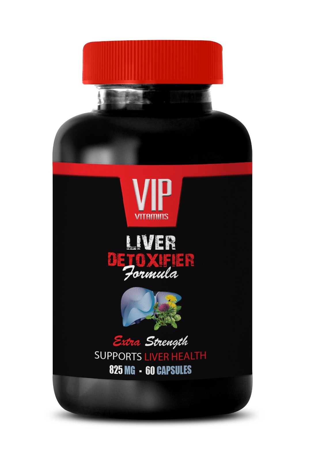 dandelion root extract, Liver Detoxifier Formula 825mg, healthy gut flora 1B