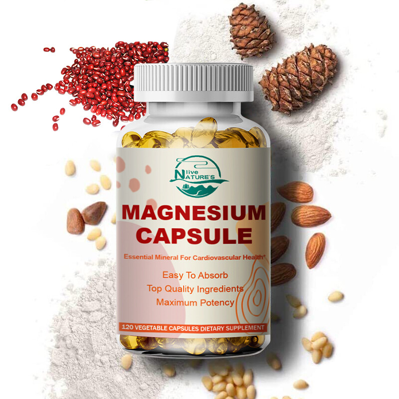 500MG Magnesium Glycinate High Absorption,Improved Sleep,Stress & Anxiety Relief