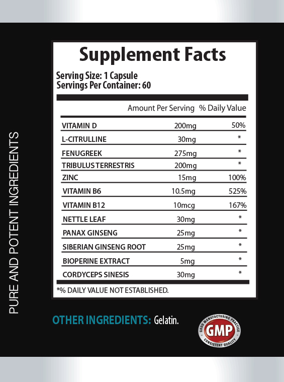 Muscle Builder Pills for men – TESTO BOOSTER 855mg – 2 Bottle 120 Capsules