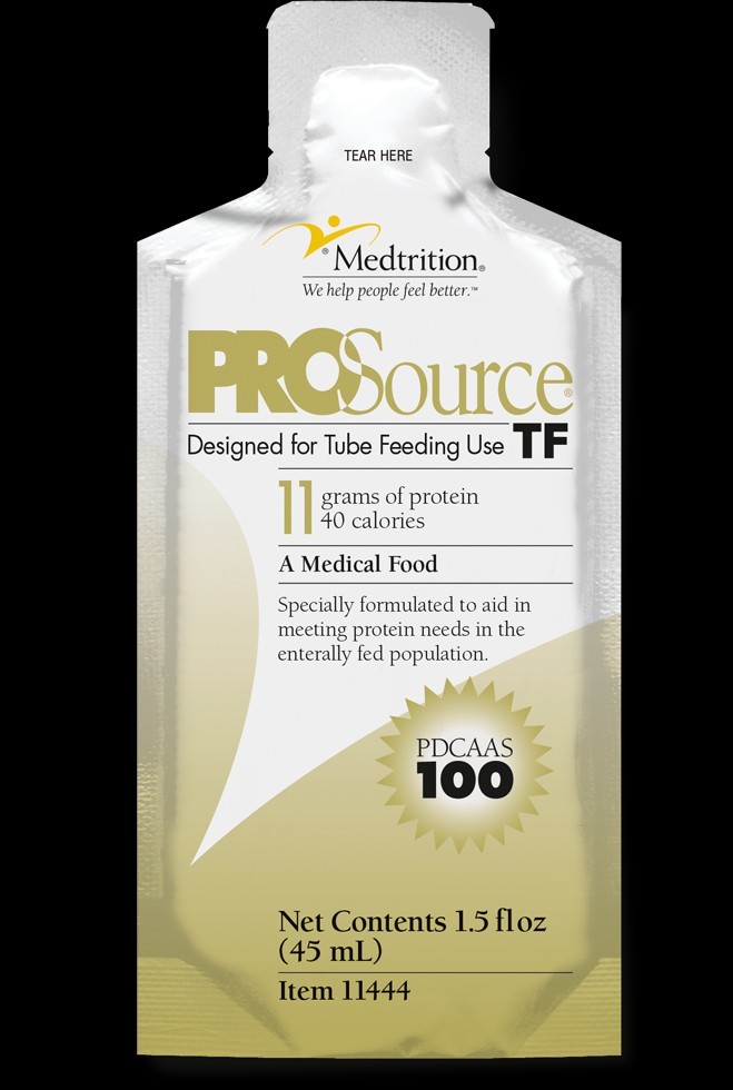 100 ProSource TF Case Tube Feeding Formula Protein 45 mL Pouch Count Oct 2026