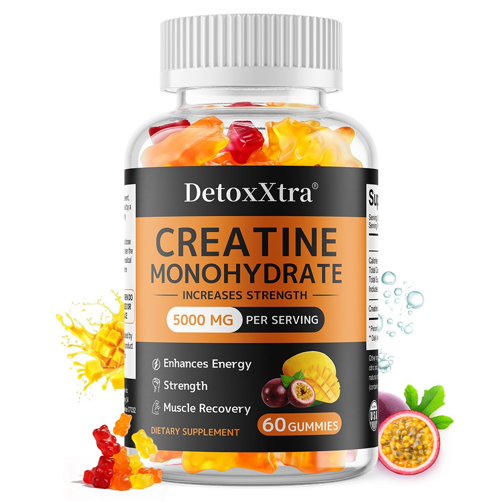 5000mg Creatine Monohydrate Gummie,Zero Sugar,Strength Energy & Muscle Recovery