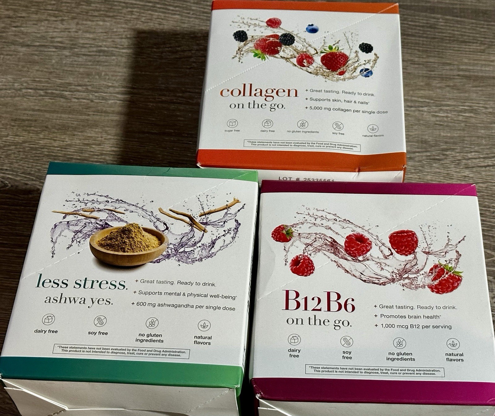 Youtheory Liquid Collagen 5,000mg Natural Berry 12 & Ashwaganda & Collagen