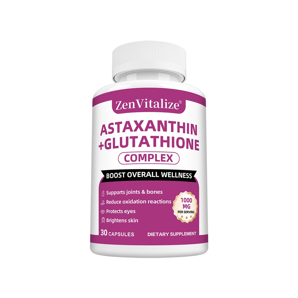 Advanced Cellular 30~120Caps,Glutathione plus Astaxanthin For Skin&Joint Health