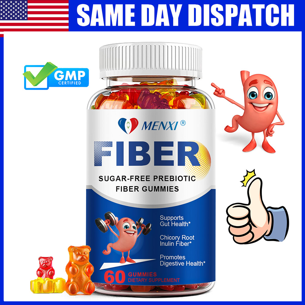 Fiber Gummies (Mixed Fruit Flavored) 60 Gummies – Dietary Fiber Supplement