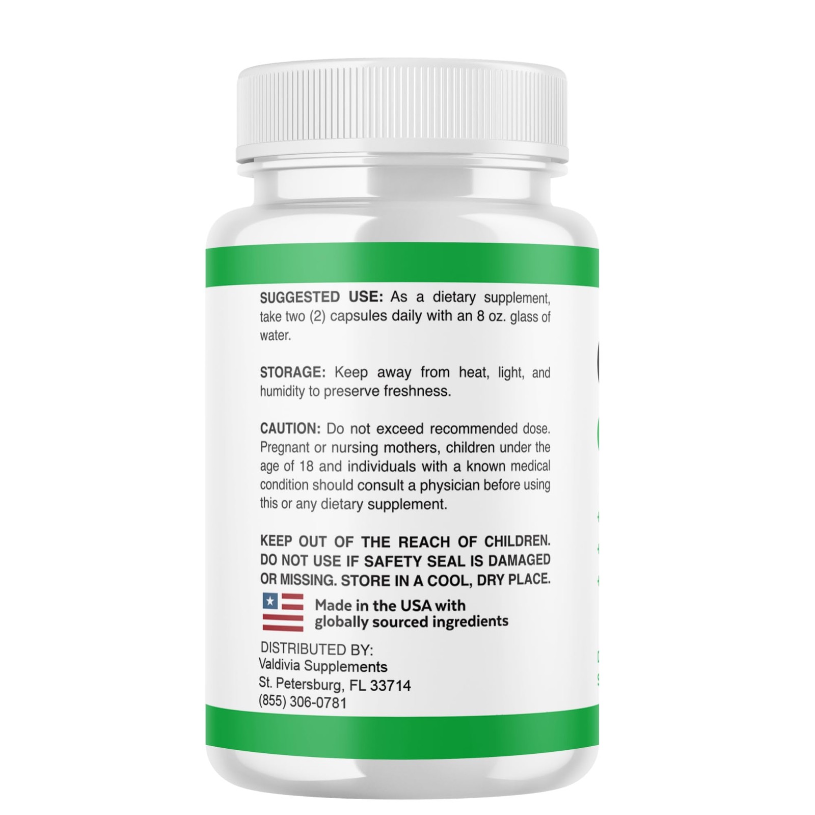 Valdivia (5 Pack) Glucowave Capsules 300 Capsules 5 Pack Blood Made in USA