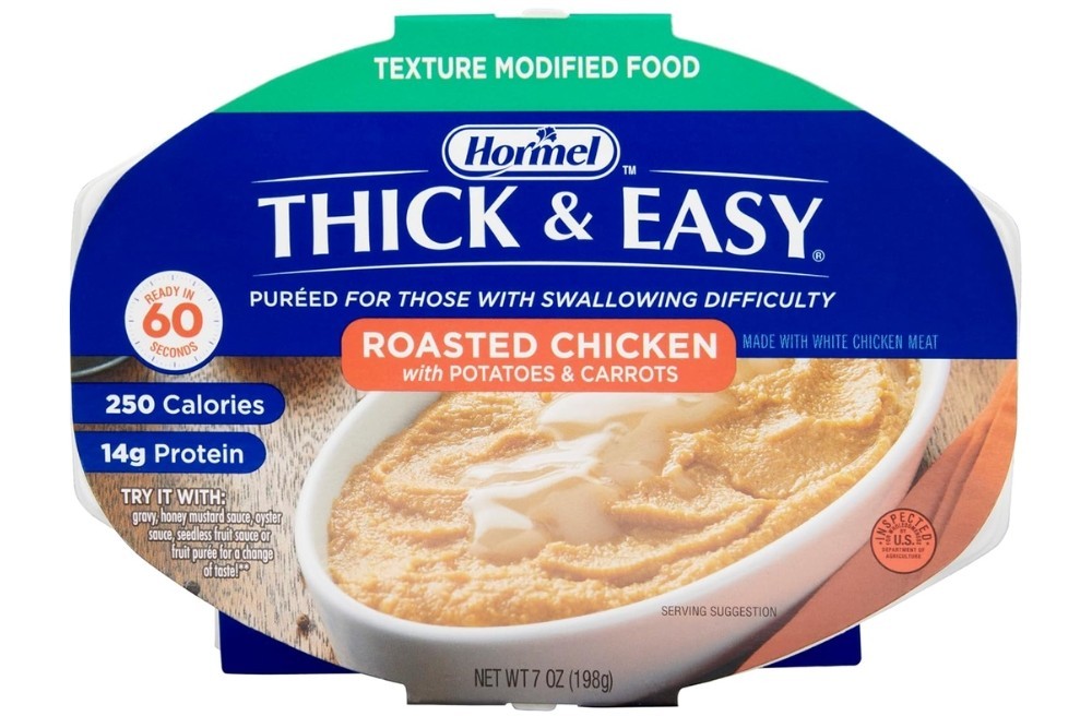 Thick & Easy 60748 Purees Microwave Meal 7oz Roasted Turkey Dinner 7 Ct