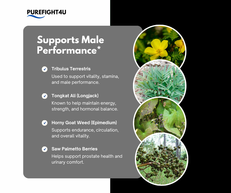 ProTrenix Male Tablets Support for Energy, Vitality & Stamina – 4 Bottles