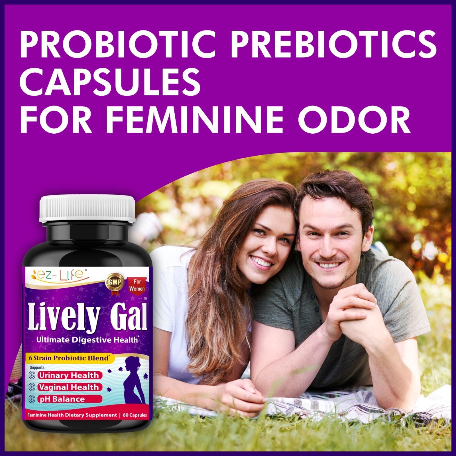 Vaginal Probiotics for Women pH Balance, Vaginal Flora, Support Gut Health & UTI