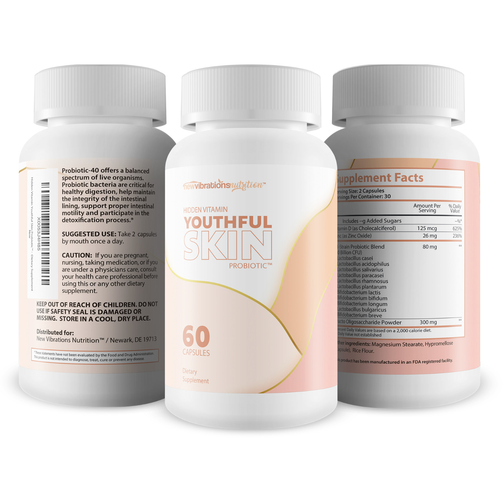 Hidden Vitamin Youthful Skin Probiotic – Our Best Anti Aging Skin Probiotics