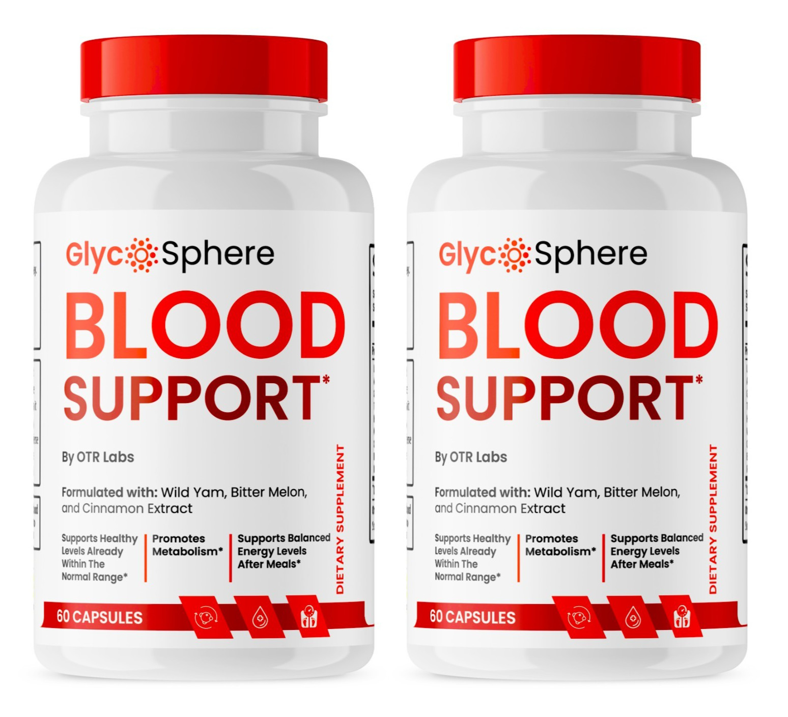 GlycoSphere Blood Health Support Dietary Supplement 120 Capsules of Glyco Sphere